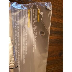 Happy birthday balloon banner kit